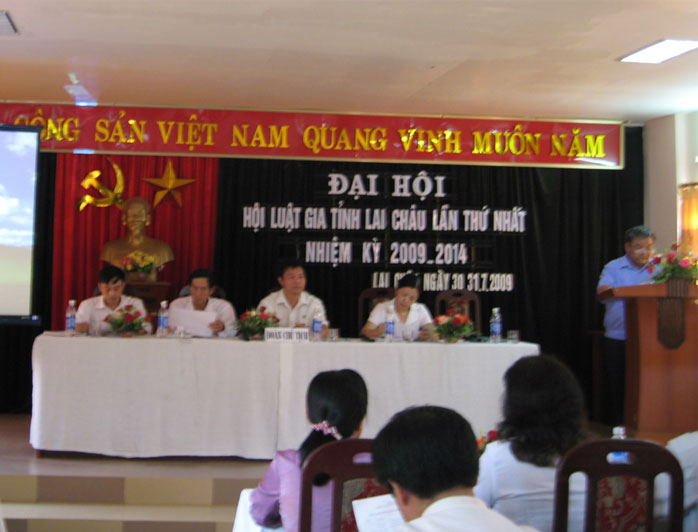 Đại hội Đại biểu Hội Luật gia tỉnh Lai Châu lần thứ I nhiệm kỳ 2009-2014