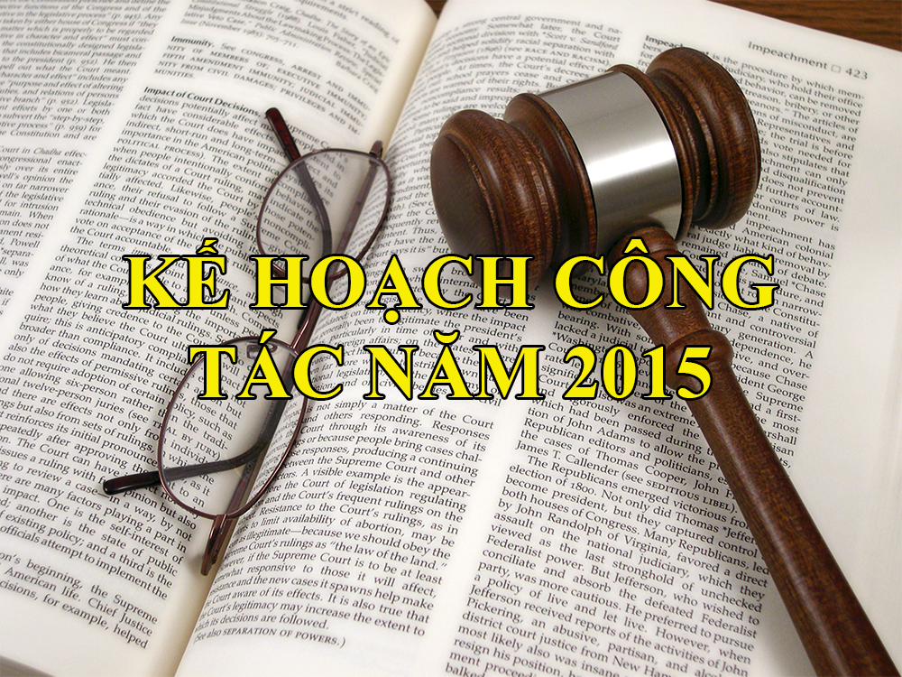 Kế hoạch Công tác Hội Luật gia tỉnh Lai Châu năm 2015
