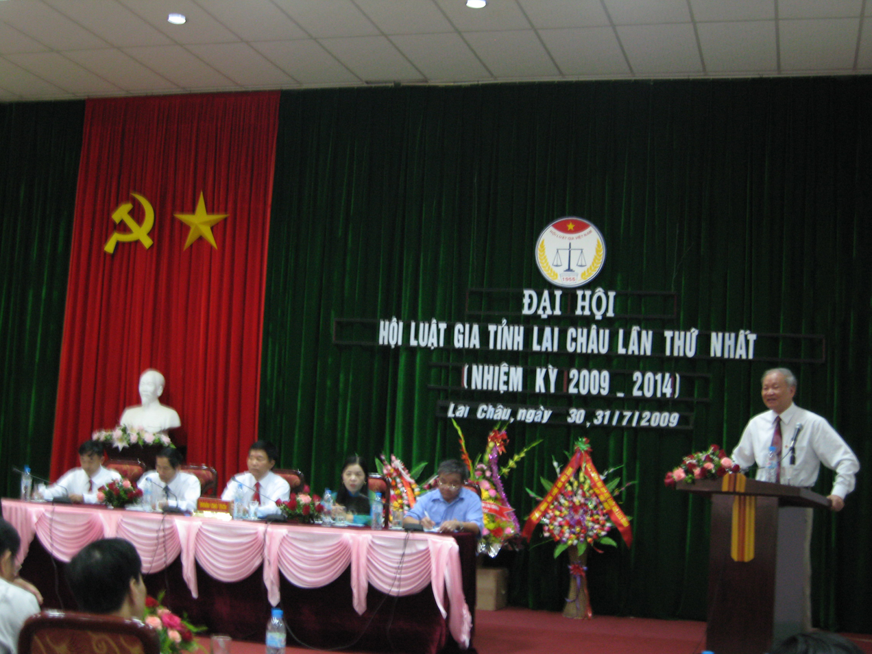 Phát biểu của đồng chí Nguyễn Niêm - Uỷ viên Thường vụ - Hội Luật gia Việt Nam tại Đại hội Hội Luật gia tỉnh Lai Châu lần thứ nhất, nhiệm kỳ 2009 – 2014