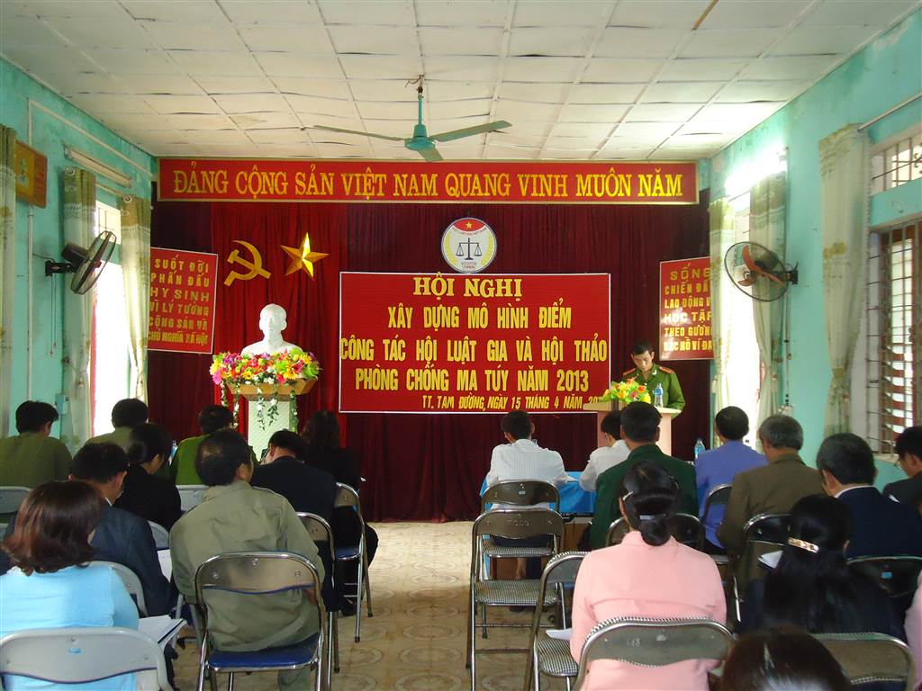 Hội nghị triển khai mô hình điểm công tác Luật gia tại thị trấn Tam Đường