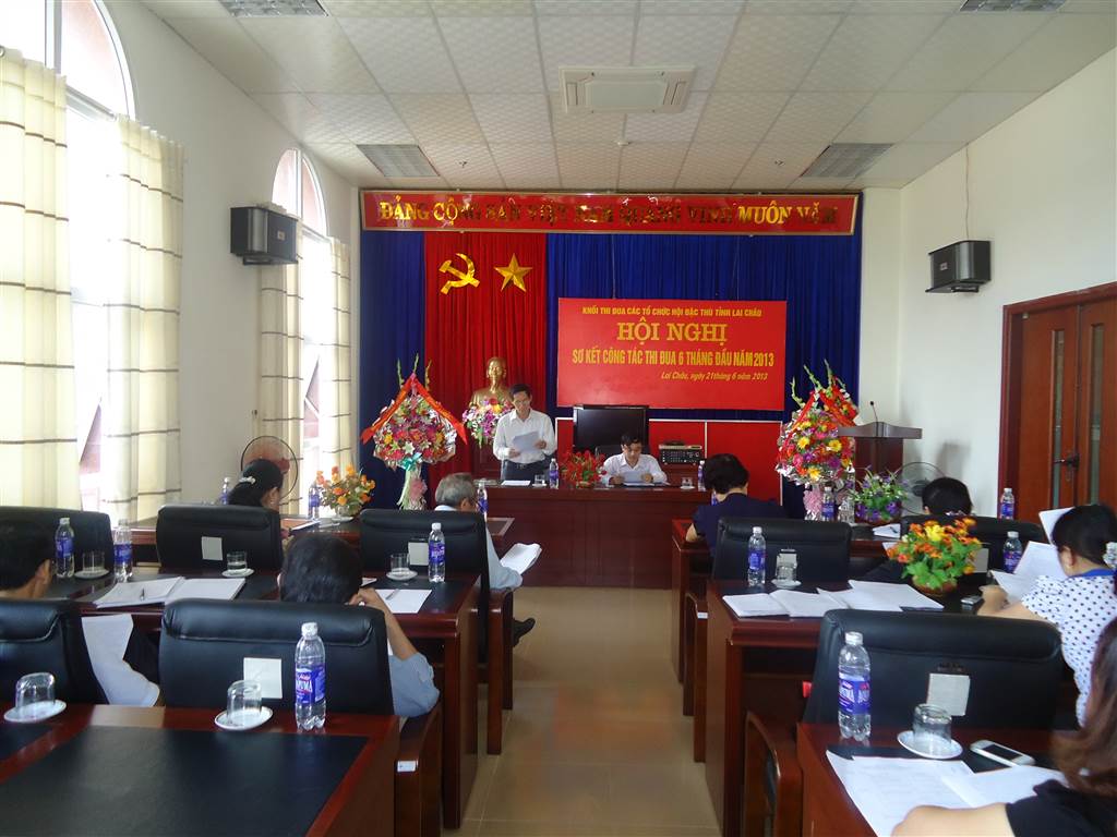 Hội nghị sơ kết phong trào thi đua khối các tổ chức hội đặc thù tỉnh Lai Châu 6 tháng đầu năm 2013