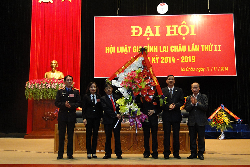 Đại hội Luật gia tỉnh Lai Châu lần thứ II, nhiệm kỳ 2014-2019