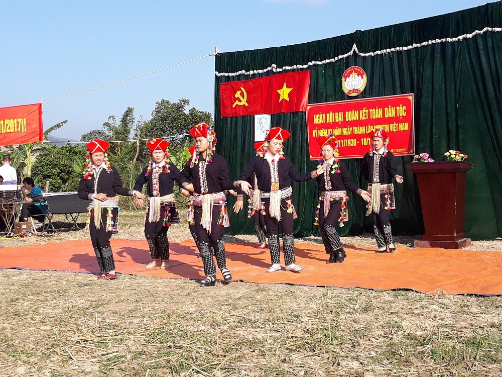 Ngày hội Đại đoàn kết của nhân dân huyện Than Uyên. Ảnh nguồn cổng thôn tin địa tử tỉnh Lai Châu