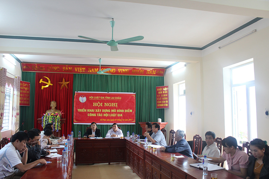 Hội Luật gia tỉnh triển khai xây dựng mô hình điểm công tác Hội Luật gia tại xã Thèn Sin, huyện Tam Đường.
